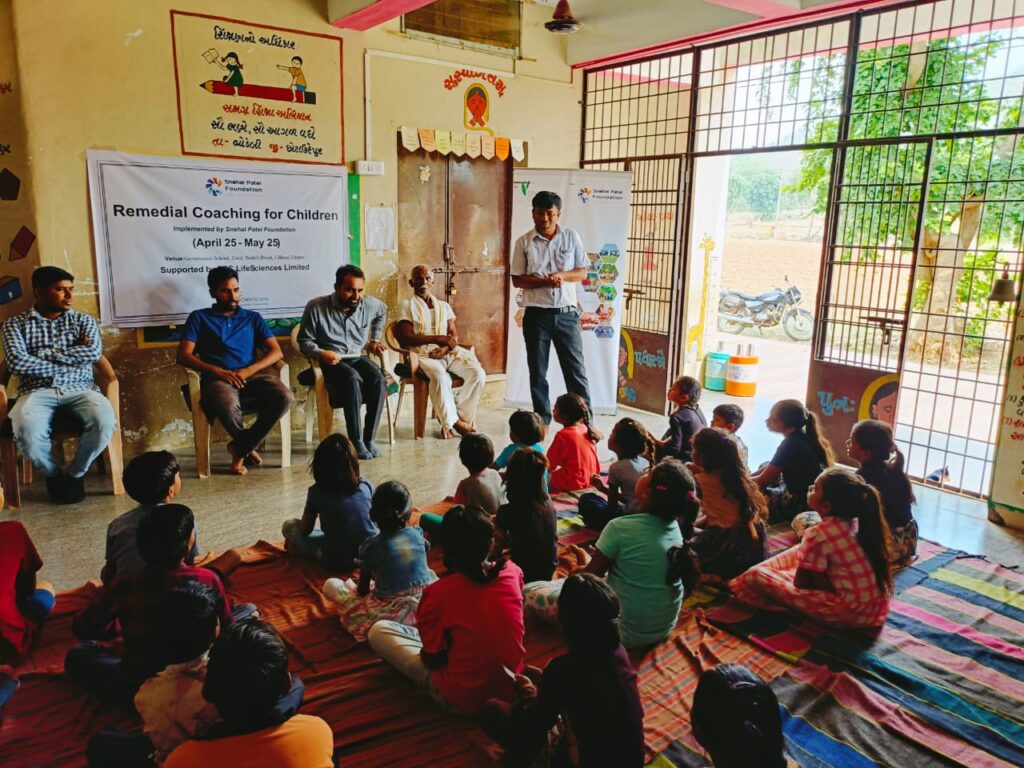 Vacation Tuition Classes for Tribal Children